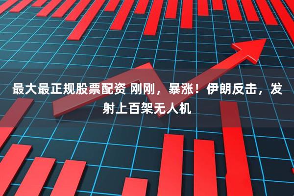 最大最正规股票配资 刚刚，暴涨！伊朗反击，发射上百架无人机