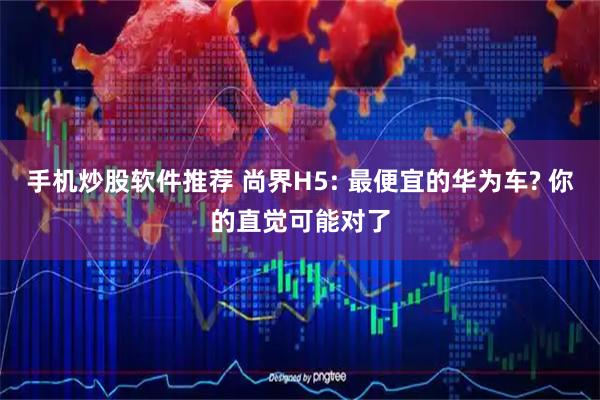手机炒股软件推荐 尚界H5: 最便宜的华为车? 你的直觉可能对了